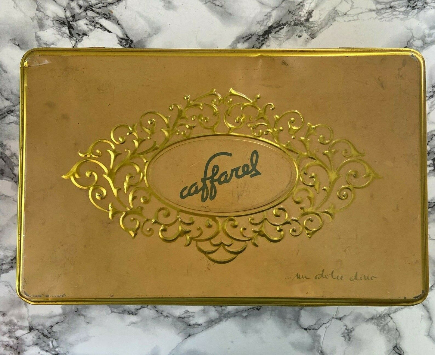 Caffaril tin box