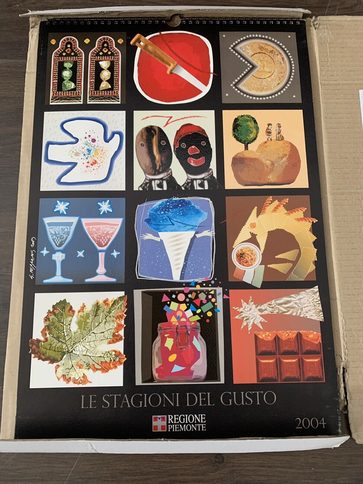 Calendario Le stagione del gusto 2004