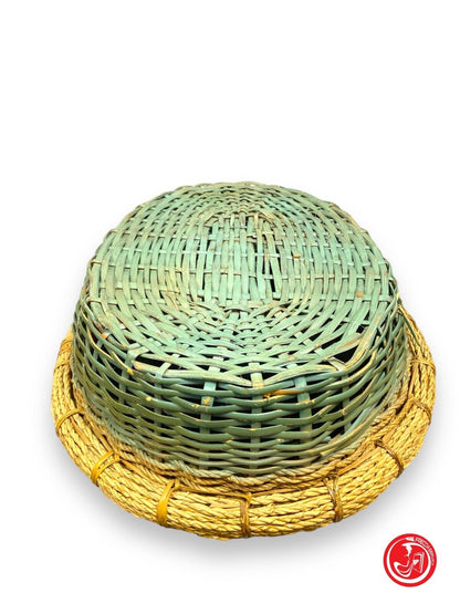Cesto in vimini verde