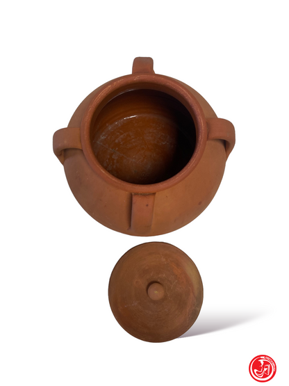 Vaso in terracotta con manici