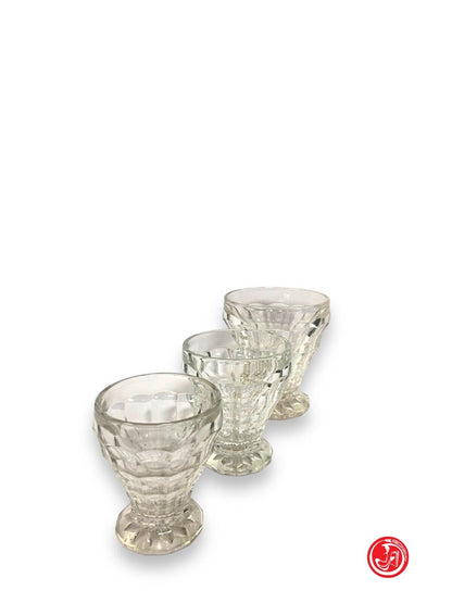 Ensemble de 6 verres en verre (pièces au total : 17) avec carafe