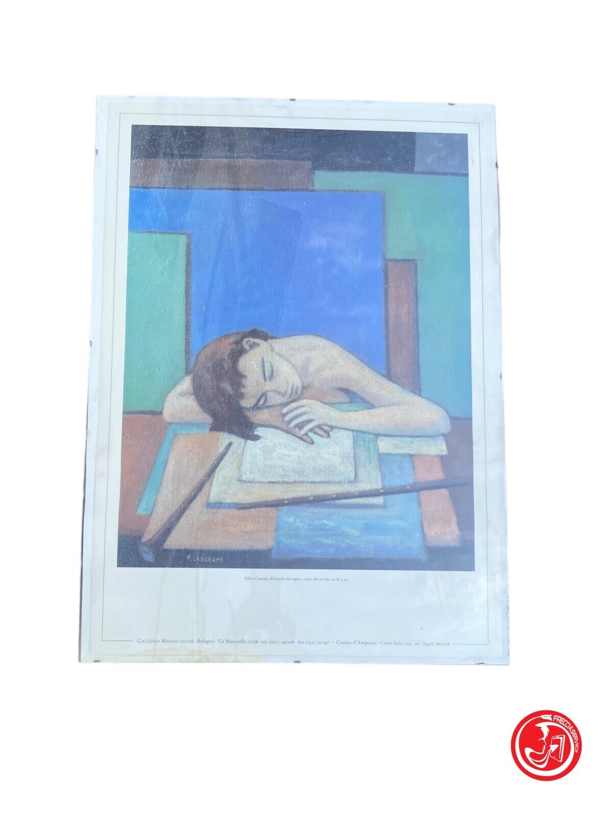 "Girl who dreams" - Felice Casorati - print