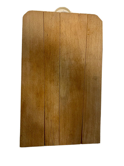 Rectangular wooden cutting board