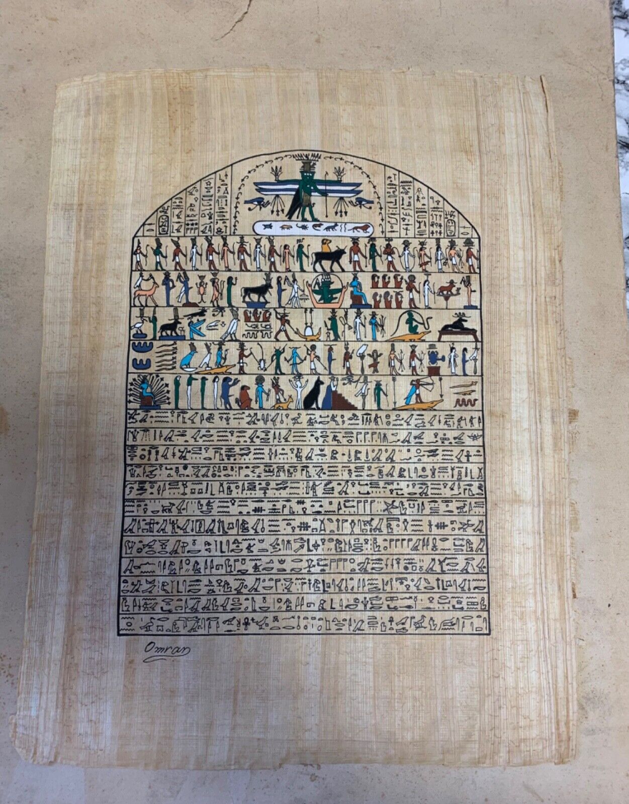 Papiro egizio Omran