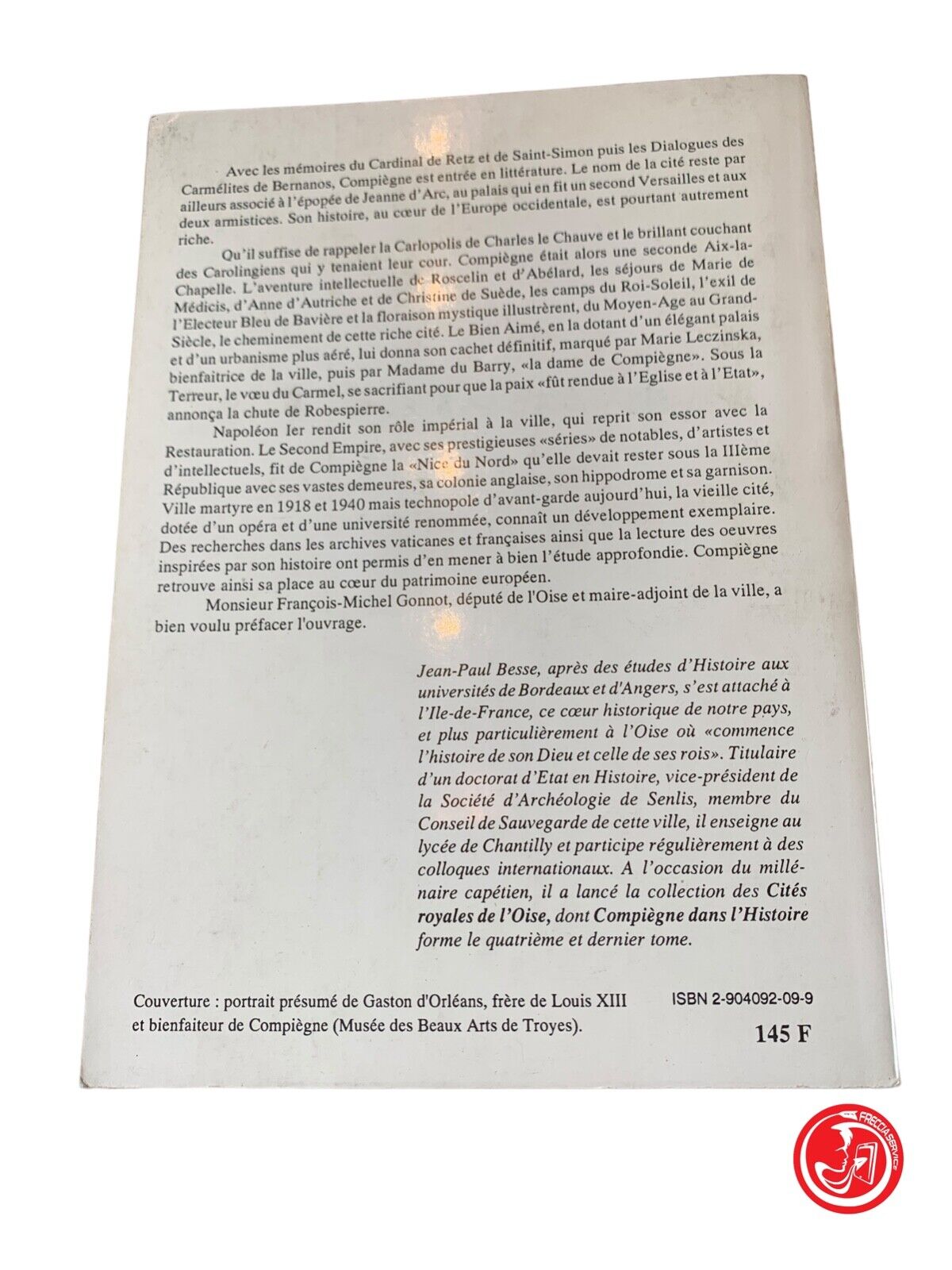 Compiègne dans l'histoire - Jean-Paul Besse - DUC 1992