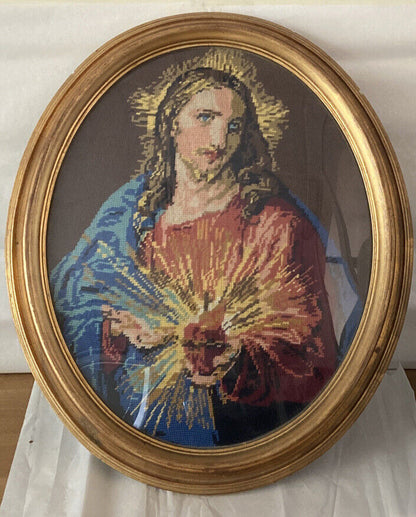 Quadro Ricamato A Punto Croce