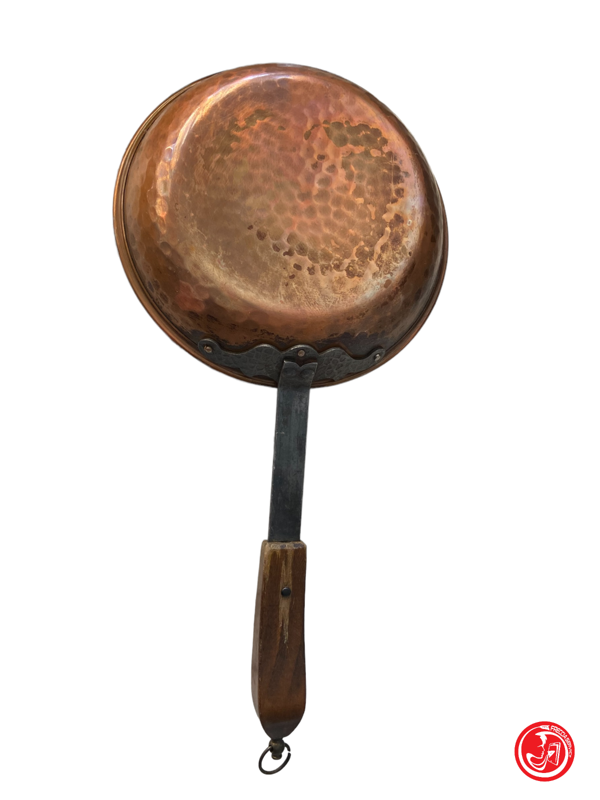 Ancient copper pan