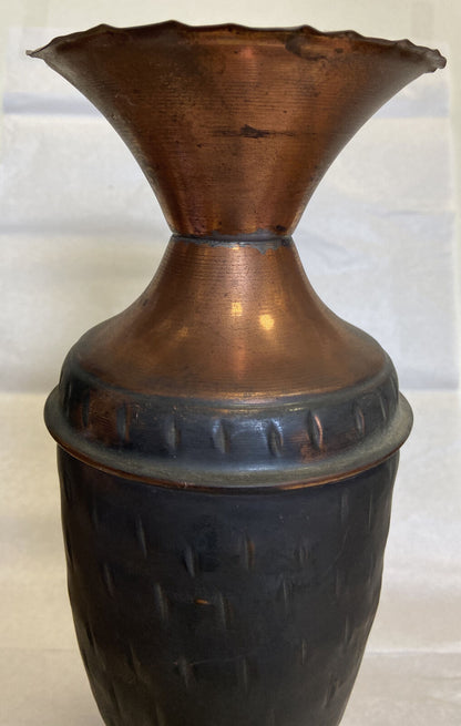 Copper Flower Vase