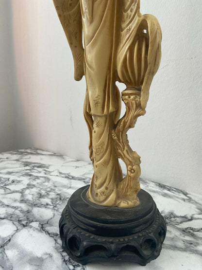 Japanese sculpture in resin