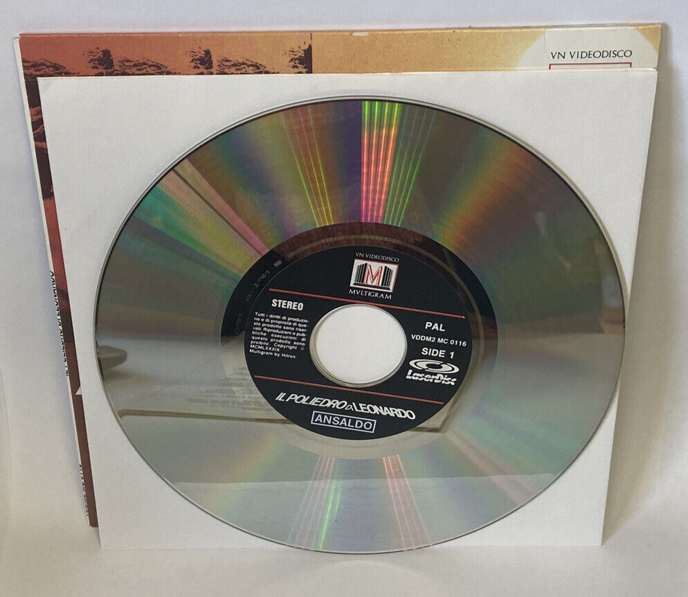 LE POLYHEDRO DE LEONARDO - Vidéodisque / Disque Laser - Multigramme - "Effet Nuit"