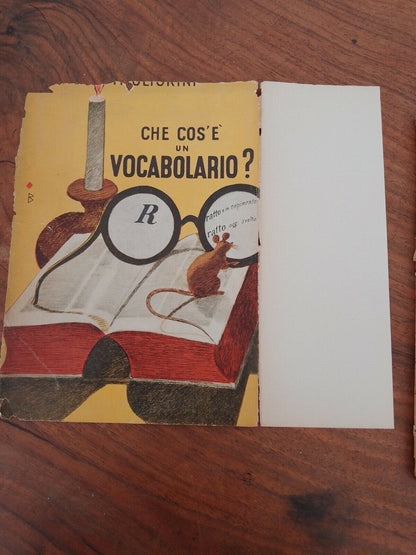 Che Cos'è Un Vocabolario?, B.Migliorini, Saggiatore, Le Monnier, Firenze 1951