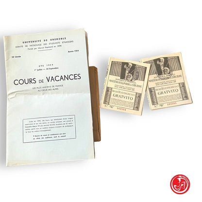 Courses de Vacances - 1954