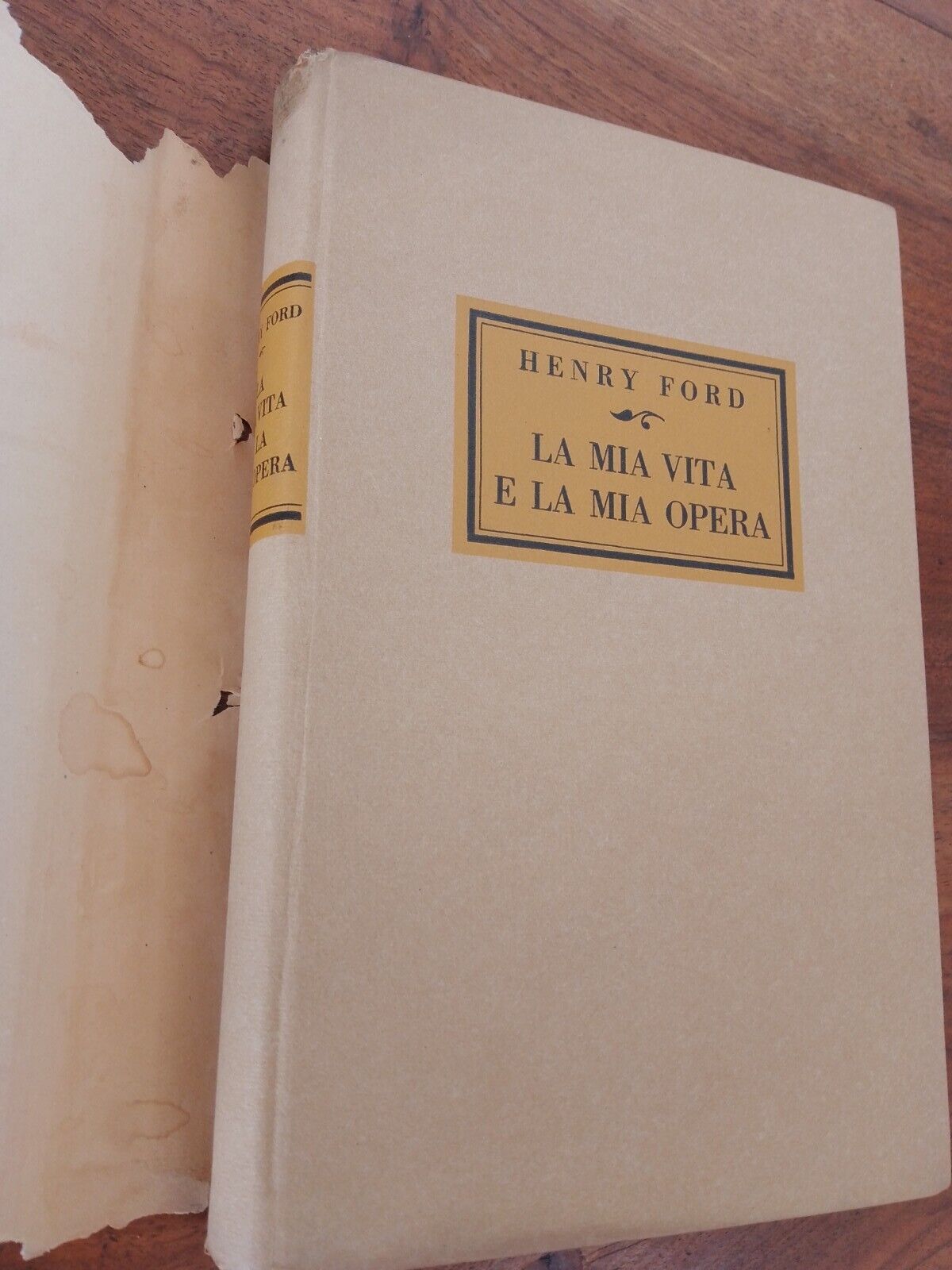 Ma vie, mon travail, H. Ford, Apollo Ed., 1925 Rare