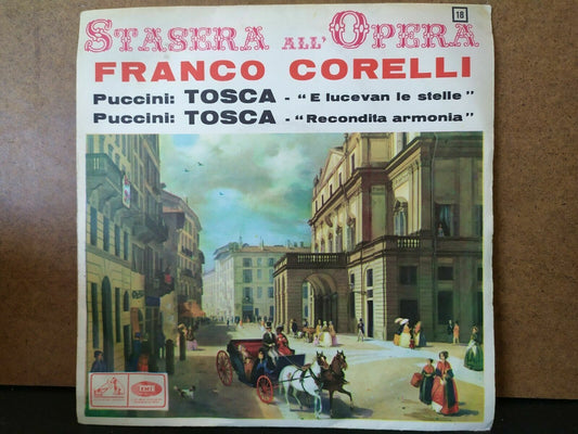 Stasera all'Opera / Franco Corelli -Tosca