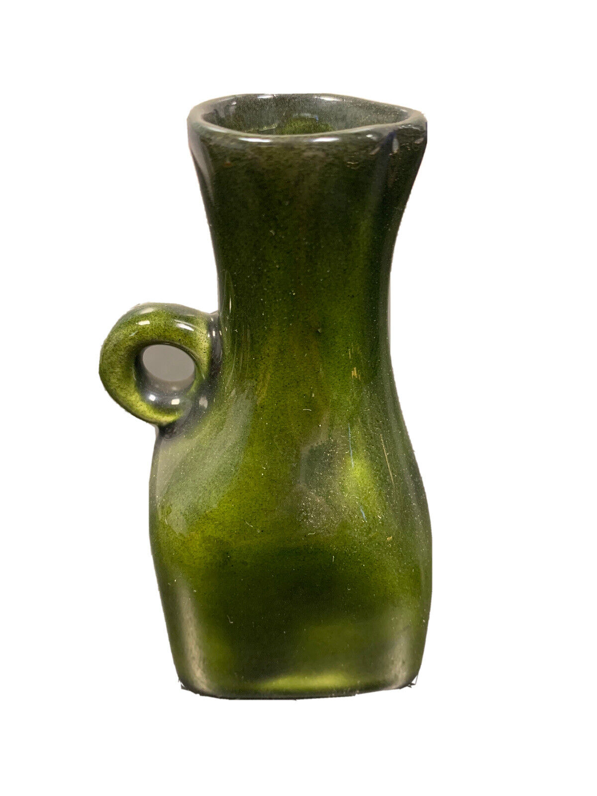 Piccola caraffa in ceramica verde