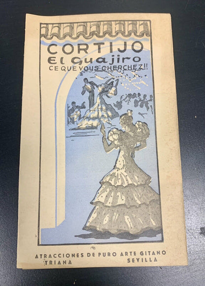 50s/60s flyer Cortijio El guajiro