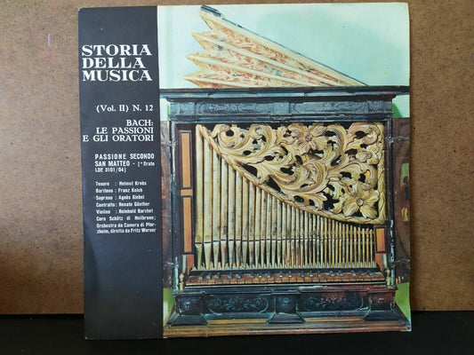 Storia Della Musica Vol. II N. 12 / Bach: le passionie gli oratori