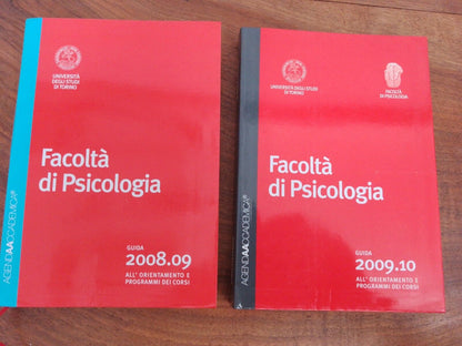 Faculté de psychologie, Guide 2008.09/2009.10, 2 Agendas académiques, UniTo