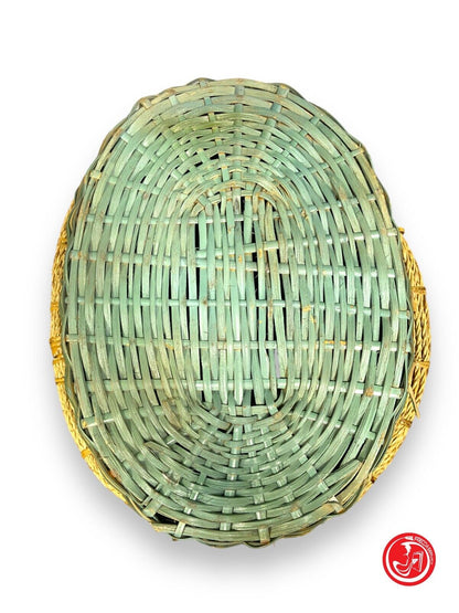 Cesto in vimini verde