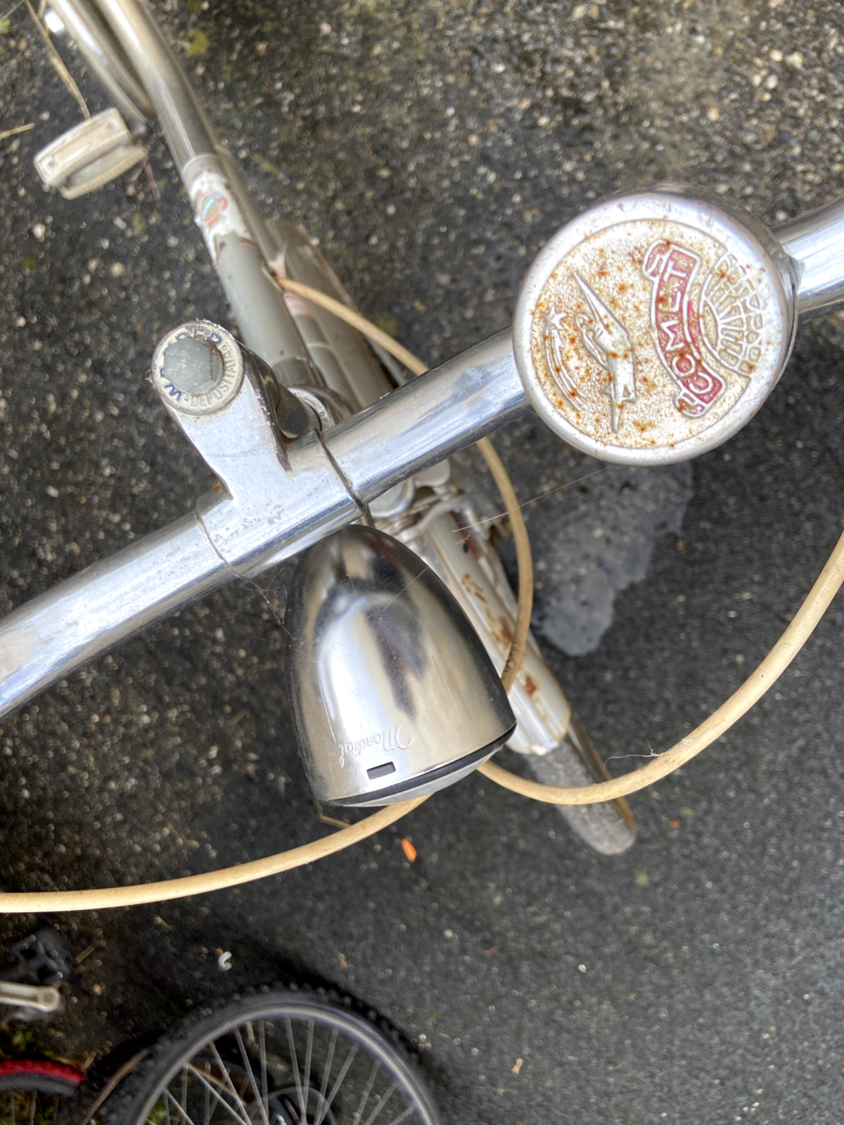 Bicicletta Graziella grigia