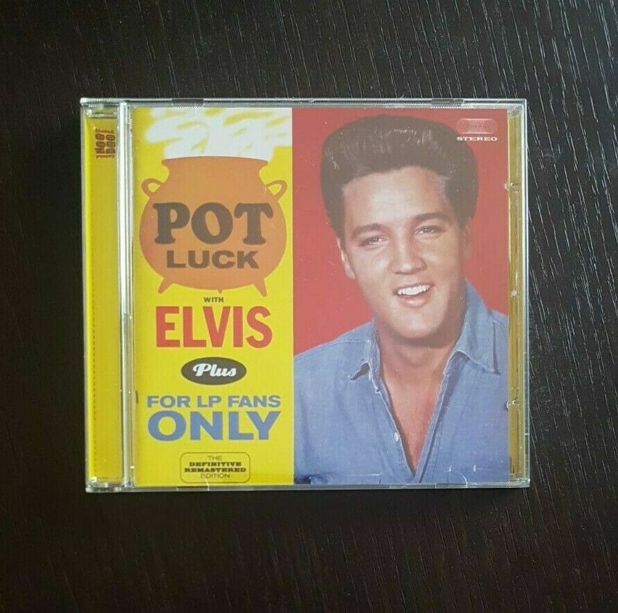 CD Elvis Presley ‎– Pot Luck With Elvis Plus For LP Fans Only