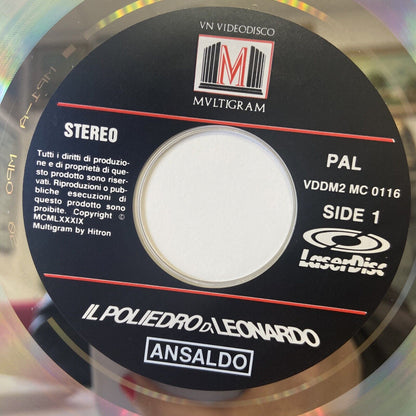 LE POLYHEDRO DE LEONARDO - Vidéodisque / Disque Laser - Multigramme - "Effet Nuit"