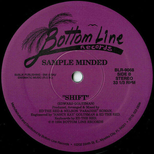 Sample Minded ‎– The Tension / Shift