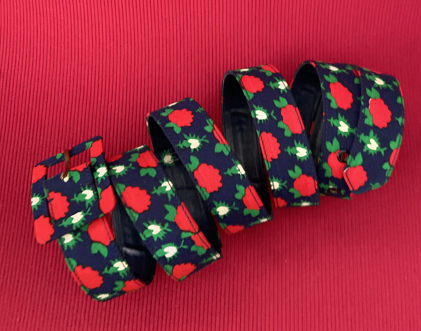 Women's Belt With Floral Pattern