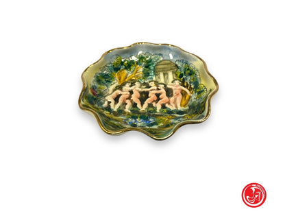 Capodimonte ceramic plate 