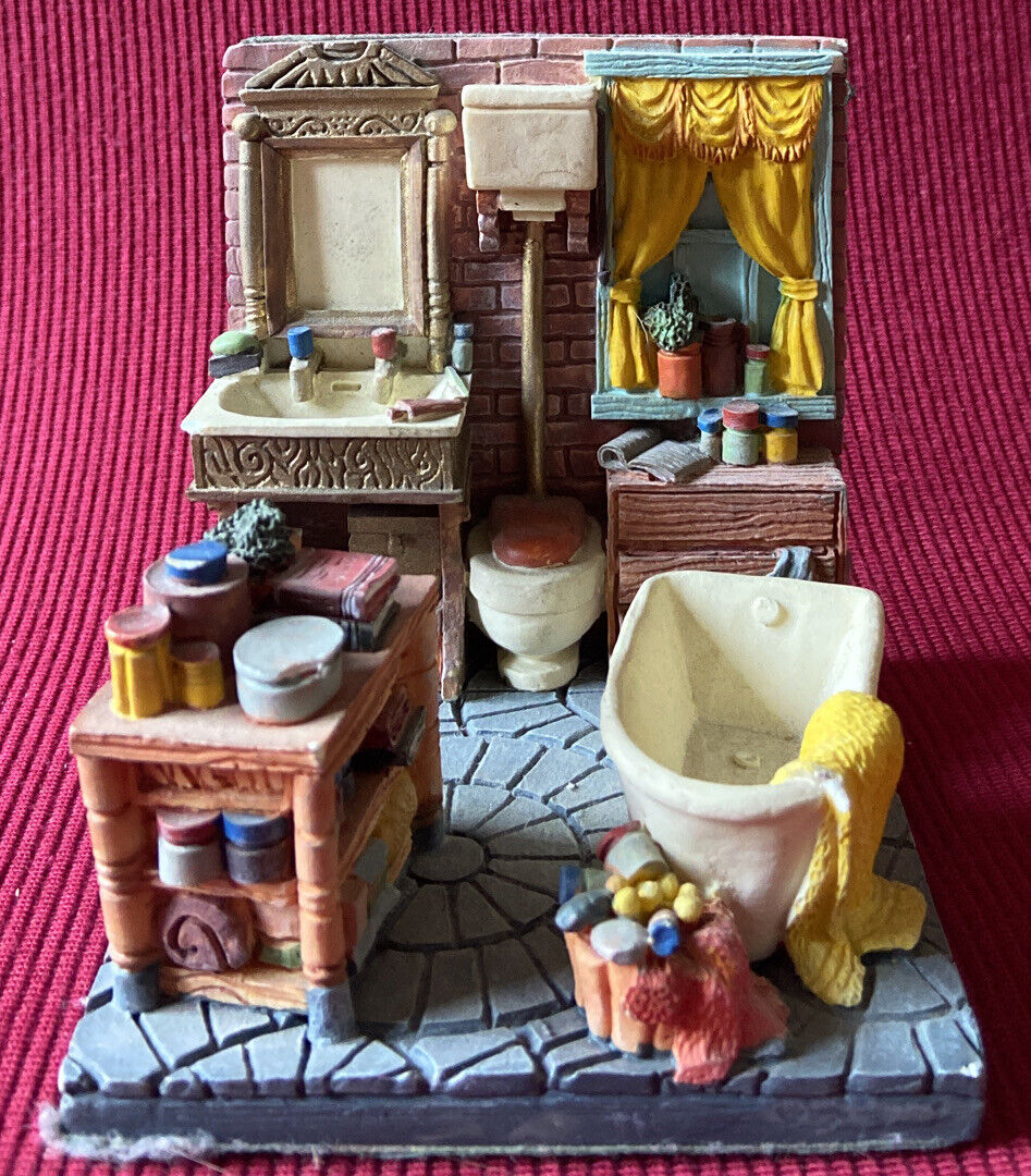 Ceramica - Bagno In Miniatura - I Giochi D’Una Volta Collezionismo