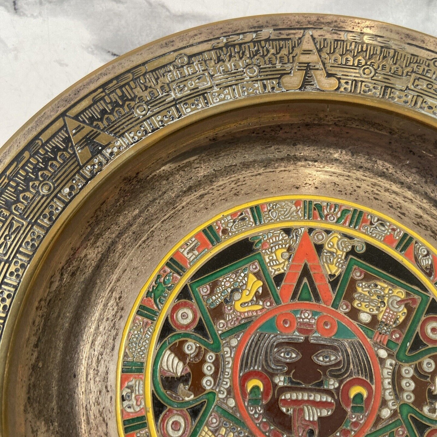 Aztec Calendar Saucer