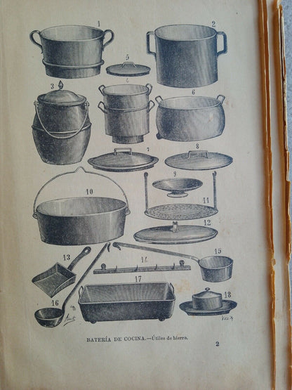 El Cocinero practico, S. Calleja, Madrid, ANCIENT BOOK