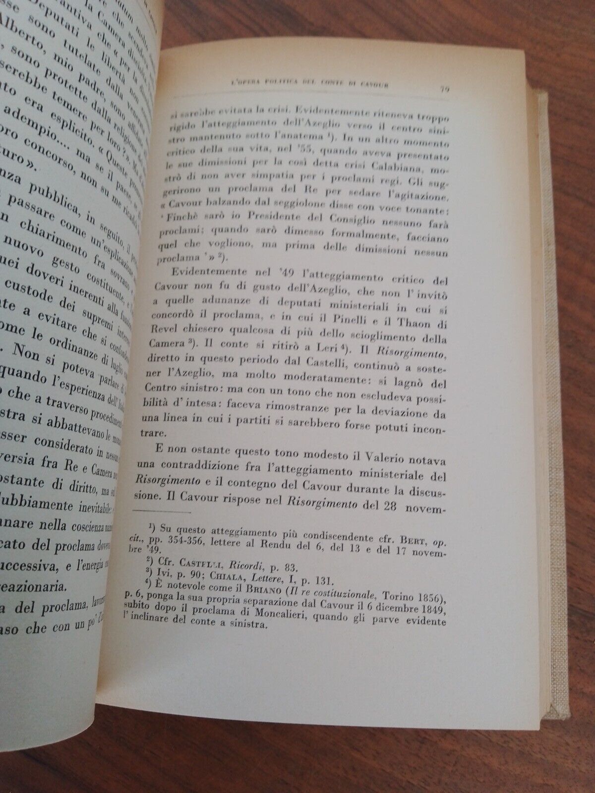 L'œuvre politique du Comte de Cavour - 2 volumes - A. Omodeo - La Nuova Italia 1941