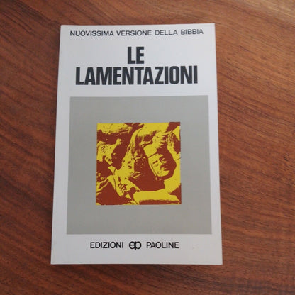 LE LAMENTAZIONI - Edizioni PAOLINE - 1977