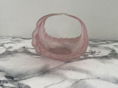 Porte Objet En Verre Rose