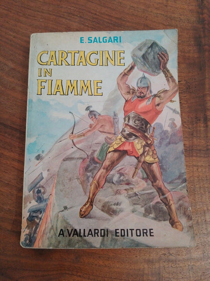 Carthage en flammes, E.Salgari, A.Vallardi Ed., 1959