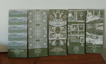 UNDERSTANDING ITALY n. 5 monographic volumes, Touring Club Italiano, 1977-81