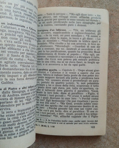 Le Saint Évangile, avec notes catéchétiques, Ed. Paoline, 1955