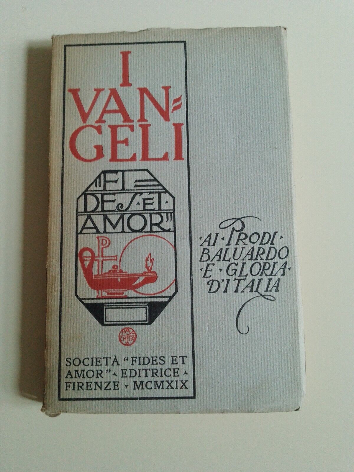 I Vangeli, Fides et Amor Ed.,1929