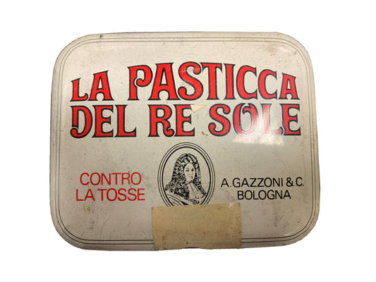 Vintage tin box - The Sun King's Pasticca