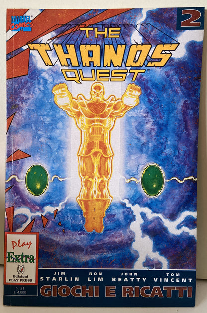 The Thanos Quest Intrigues And Dreams Editions Play Press