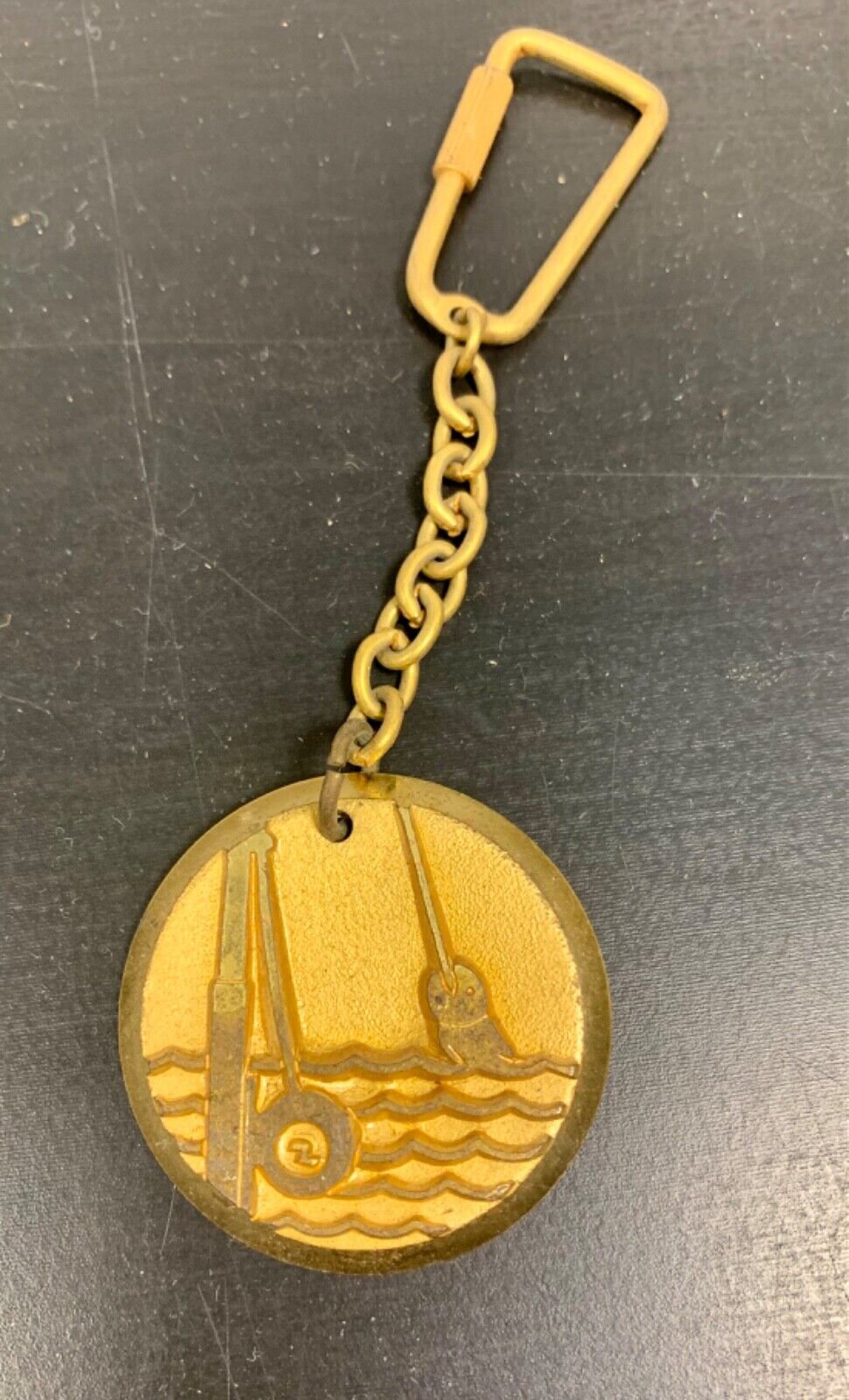 Vintage spring lake key ring 