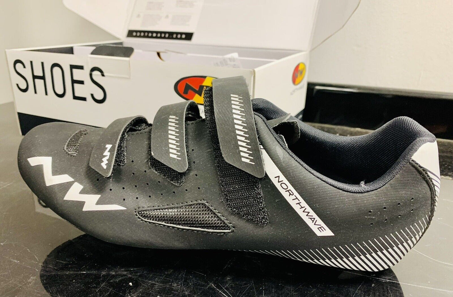 Racing bike shoes