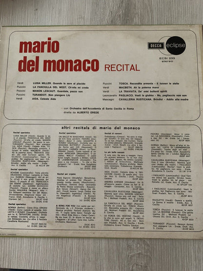 Mario del Monaco - Recital