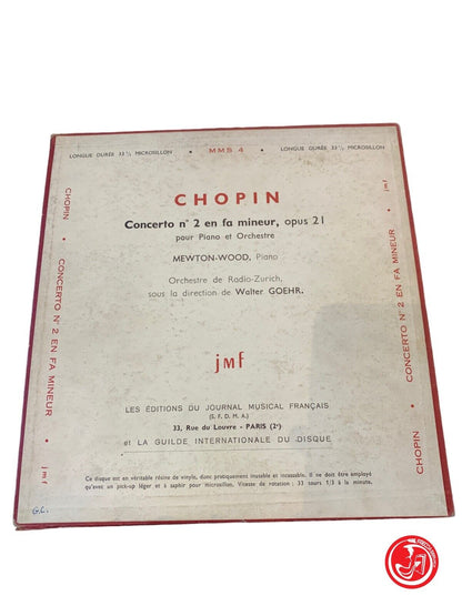 Chopin - Concerto pour piano en fa mineur