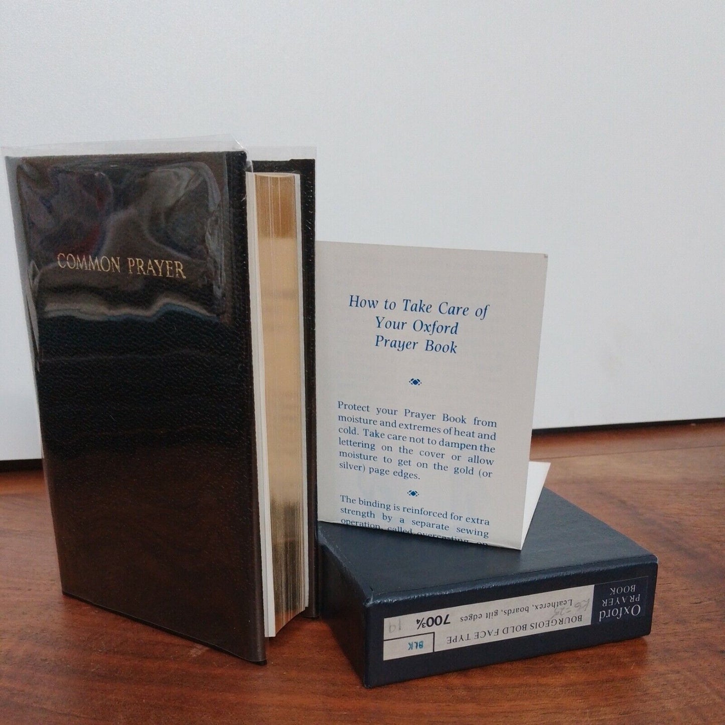 Prière commune, Oxford, coffret 1969