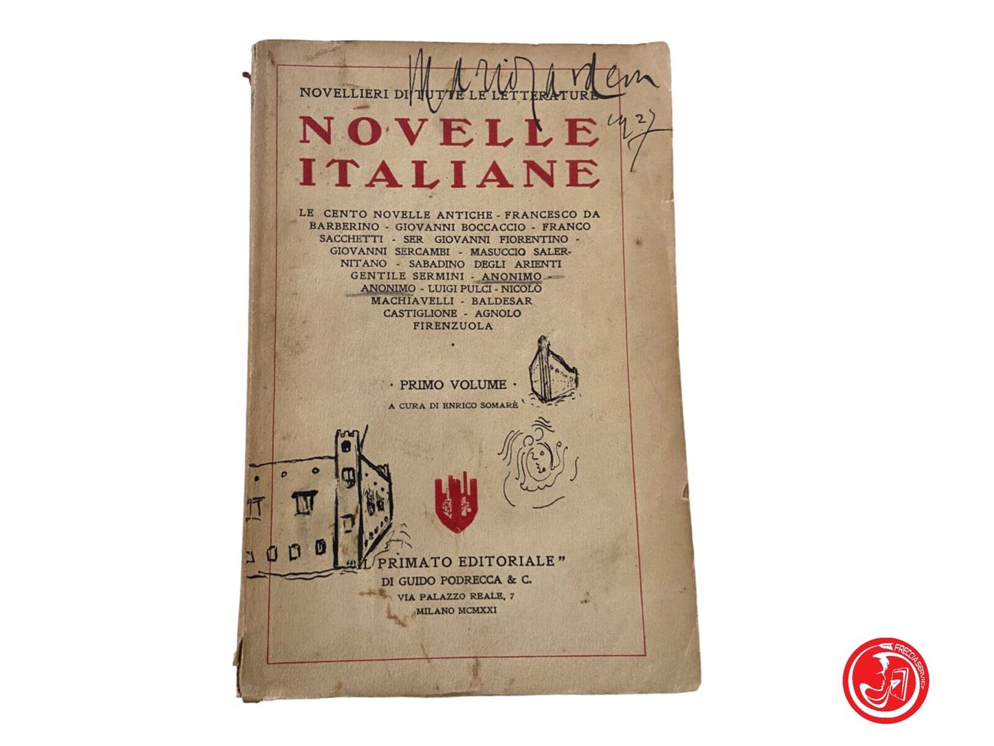 Novelle italiane - PRIMATO EDITORIALE - MILANO, 1921