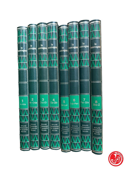 La Montagna - Enciclopedia illustrata Istituto geografico De Agostini Novara