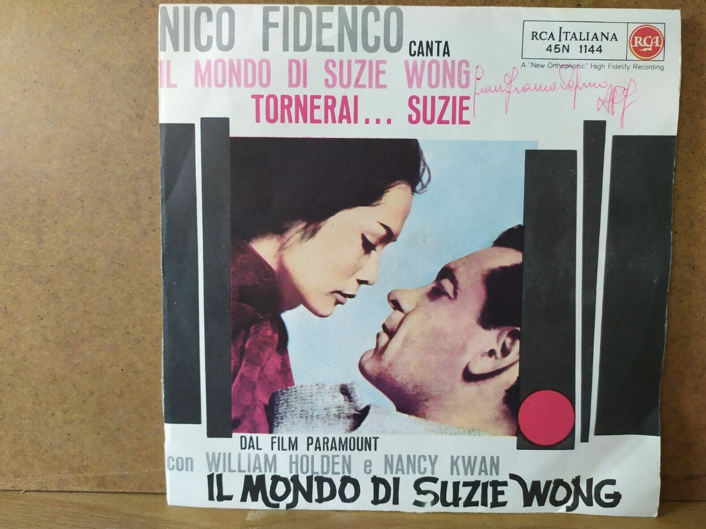 Nico Fidenco – Le monde de Suzie Wong / Vous reviendrez.... Suzie 