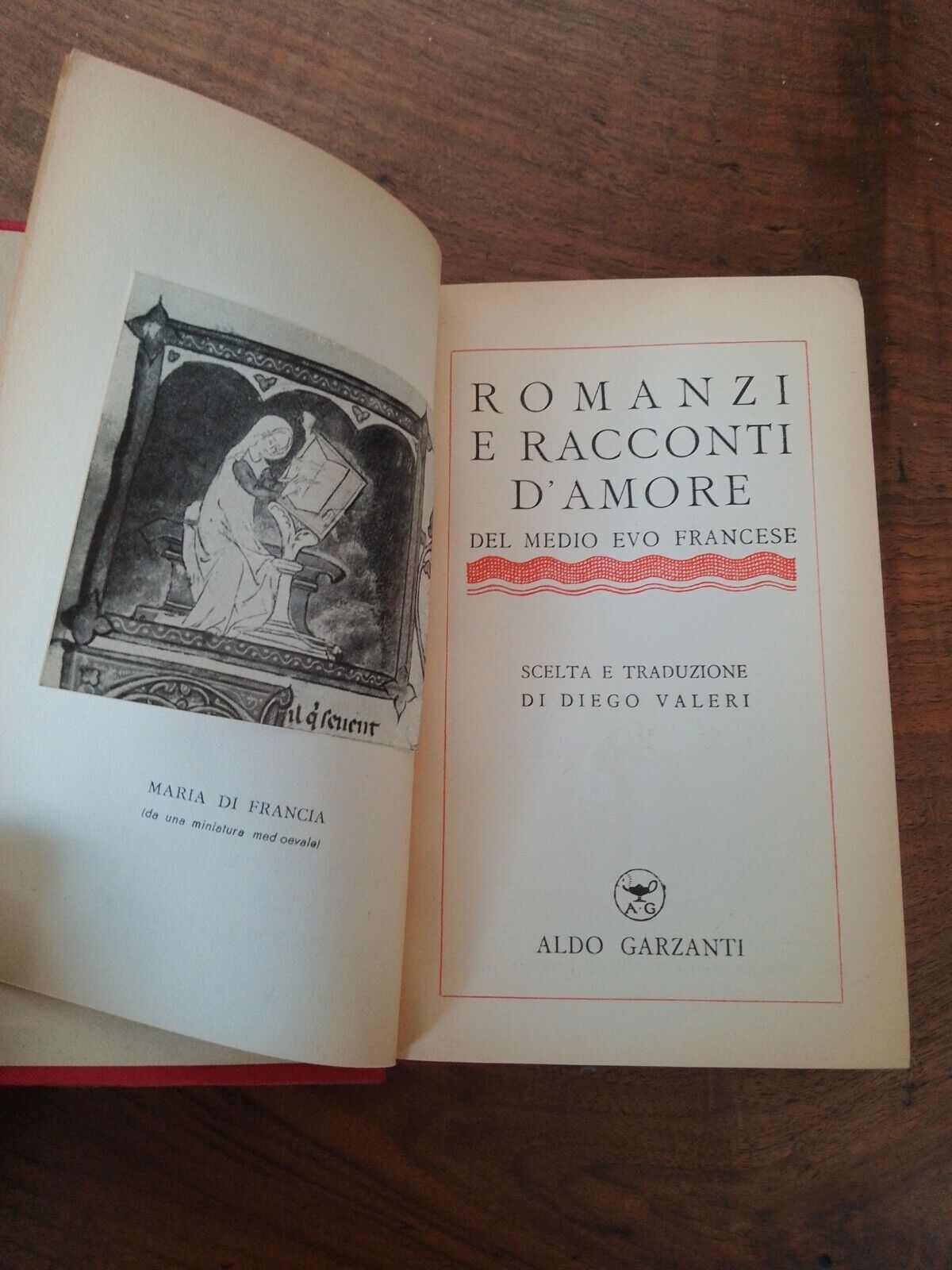 Contes d'amour au Moyen Âge français, Garzanti, 1943